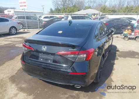 2022 Honda Civic Sport из США, поврежденный, VIN 2HGFE2F52NH600629